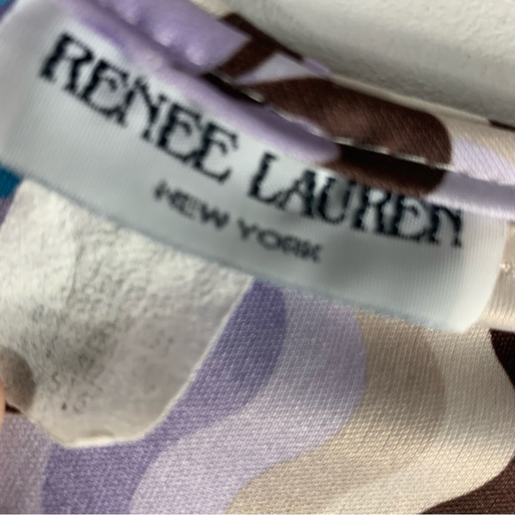 Renee Lauren New York Vintage Y2K Swirly Flower Maxi Skirt - Picture 6 of 12